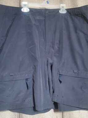 G.H. Bass Mens SZ 40 Navy Cotton Blend Shorts
